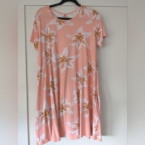 Fighting eel tiger lily dress